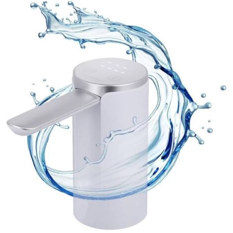 Distributore d'acqua con display a LED - Automatico, 4 volumi di erogazione (200/600/800 ml/continuo), 1200 mAh, controllo touch, compatibile con bottiglie e caraffe da 1,5 L, 10 L, 11,3 L, 15 L e 18, (1/4)