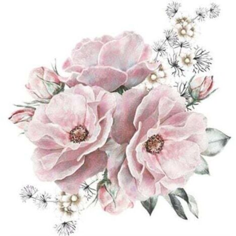 Adesivi murali con peonie, adesivi murali vintage con fiori, adesivi murali con fiori, adesivi murali decorativi con peonie, decalcomania murale con peonie, decorazione per sfondo camera da letto dipi (1/4)