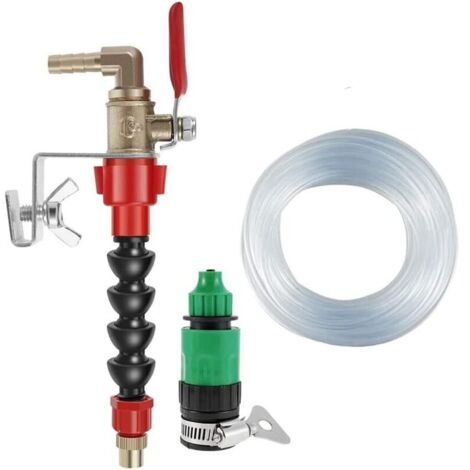 Spruzzatore d'acqua per aspiratore di polveri, sistema di nebulizzazione per macchine da taglio, nebulizzazione di liquido refrigerante, tubo antipolvere da 10 metri
