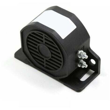 Clacson di retromarcia impermeabile, allarme di emergenza super potente per motore auto, 30W, 110dB, 12V-80V DC, modello: nero
