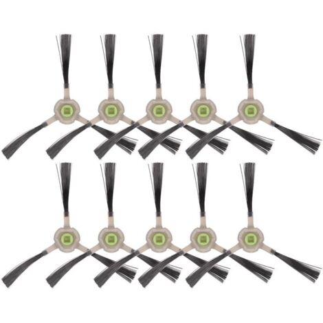 (10 pezzi) Spazzola laterale per Lefant M1, M320, M310, M210B, M213S, M210S, M210, M213, OKP, K2, K3, K3A, K4, K5, kit spazzola laterale per robot aspirapolvere, accessorio spazzola laterale di ricamb (1/4)