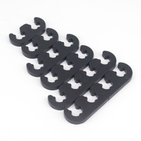 Separatori per cavi candele neri, telai per Chevy Ford 9728 (1/2)