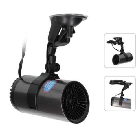 Riscaldatore per auto 2 in 1, ventola da 150 W a 12 V CC, sbrinatore portatile Plug and Play con supporto girevole a 360° e ventosa (1/4)