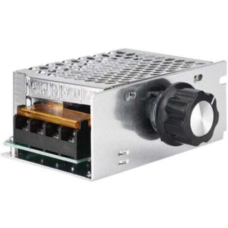 Regolatore di velocità del motore 220V, regolatore di tensione CA 4000W, regolatore di tensione 220V, regolatore di velocità del motore, regolatore di velocità del motore elettrico (1/4)