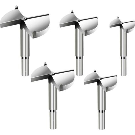 punte da trapano Forstner per legno, diametro 35/40/45/50/60 mm, fresa in metallo duro per la sagomatura di fori nella lavorazione del legno, installazione di porte sferiche in legno, cassetti, plasti (1/4)