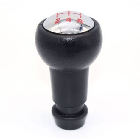 Pomello del cambio a 5 marce, compatibile con Peugeot 106 107 205 206 207 306 307 308 3008 (lettera rossa) (1/4)