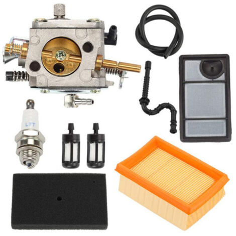 Carburatore per sega per cemento Stihl TS400. Sostituisce HS-274E 4223 120 0600 42231200600, con filtro dell'aria e candela. (1/4)