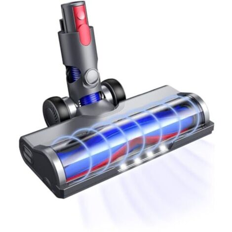 Spazzola di ricambio compatibile con gli aspirapolvere Dyson V7, V8, V10, V11, V15 – Spazzola per pavimenti a trasmissione diretta con 4 luci LED per pavimenti duri e tappeti (1/4)