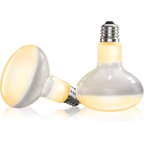 Lampada riscaldante per terrario da 100 W, lampadina riscaldante dimmerabile E27 per pulcini, adatta per pulcini, tartarughe, lucertole, serpenti e altri rettili e anfibi, confezione da due
