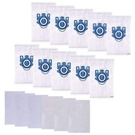 Sacchetti per aspirapolvere Miele GN, Miele Complete C3, Complete C2 e Classic C1, Hyclean 3D Efficiency Miele (10 sacchetti + 6 retine) (1/4)