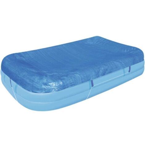 Copertura per piscina gonfiabile rettangolare 305x183CM - Copertura protettiva per piscine rettangolari fuori terra - Protezione contro polvere e pioggia 305x183CM (1/4)