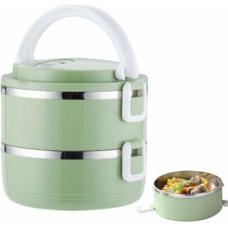 Thermos per cibo caldo, contenitore per alimenti isolato in acciaio inossidabile da 1400 ml con maniglia (1/4)