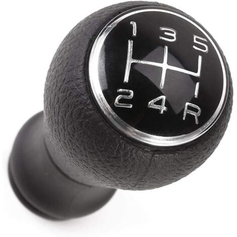 Pomello del cambio, manuale a 5 velocità per Citroen C1 C3 C4 / per Peugeot 106 107 205 206 207 306 307 308 309 405 406 407 508 605 607 806 807 Cromato (1/4)