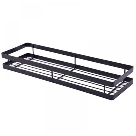 Mensola portaoggetti da cucina, traspirante, da parete, rialzata, per riporre spezie e condimenti, 40 cm