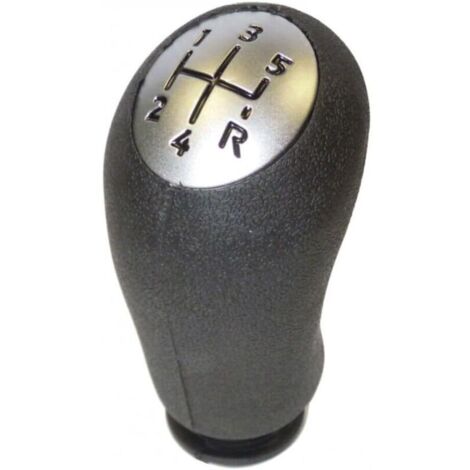 Pomello del cambio manuale a 5 marce per Clio 3, Clio 2, Modus, Grand Modus, Wind, Logan 1, Logan 1 Break. Ricambio ergonomico con impugnatura comoda. (1/4)