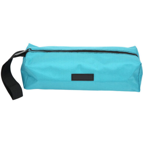 Borsa portautensili portatile ispessita con cassetta portautensili, fornisce articoli per elettricisti, confezione di stoccaggio SM, borsa portautensili ispessita (BLU) (1/4)