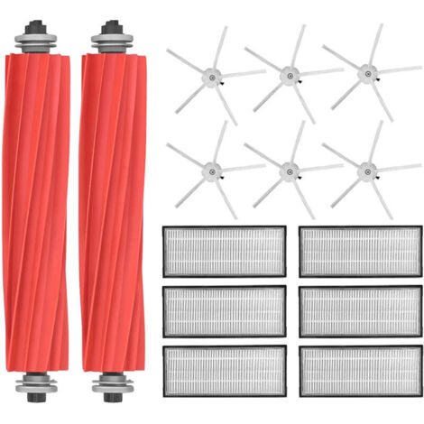 Accessori per aspirapolvere robot Roborock S7 MaxV Ultra / S7 MaxV / S7 Plus / S7 Max / S7 ((2 spazzole principali + 6 filtri + 6 spazzole angolari) (1/4)