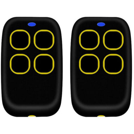 telecomandi universali 4 in 1 per cancelli, telecomando universale multifrequenza a codice variabile da 250 a 913 MHz. Telecomando programmabile per cancelli, versione aggiornata con elenco di compati