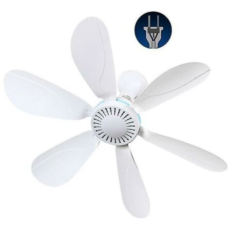 Ventilatore da soffitto da 16,7 pollici, 220 V, 10 W, con interruttore on/off, ventilatore a sospensione per raffreddamento, a risparmio energetico, non compatibile con 110 V CA (1/4)