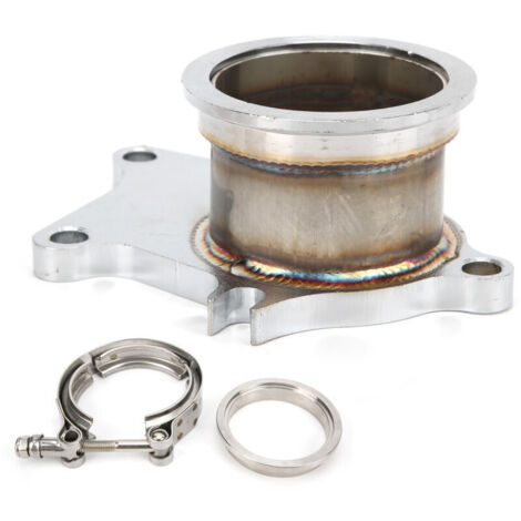 Kit di adattatori per auto con flangia a V da 5 bulloni, ricambio per manutenzione, compatibile con T3 T3/T4 T3/T04E GT35.