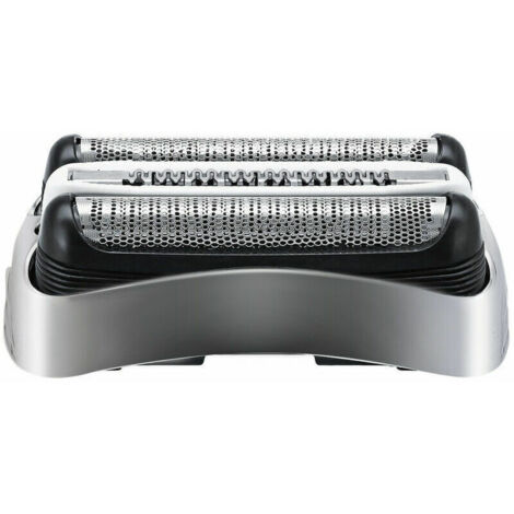 Lamina e lama di ricambio per testina di rasatura Braun Serie 3 300S 301S 310S 320S 330S 340S 360S 380S 3000S, argento (1/4)