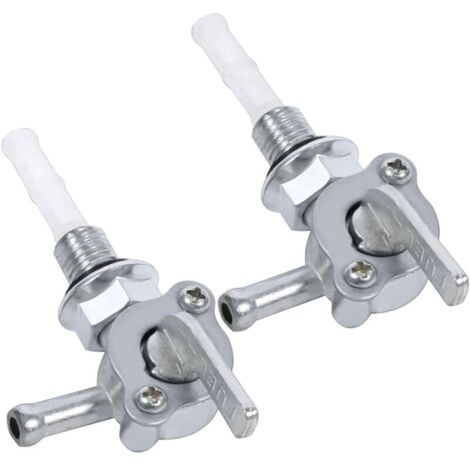 Set di 2 interruttori per rubinetto carburante M10, rubinetto carburante universale, interruttore per generatore di corrente, rubinetto carburante per generatore, serbatoio carburante, motociclette, g