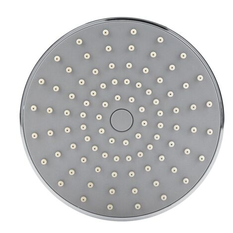 Soffione doccia rotondo ad alta pressione da 6 pollici, accessori per il bagno, spruzzatore superiore cromato (1/4)