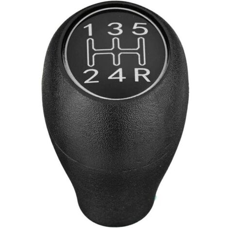 Pomello del cambio manuale a 5 marce per auto, leva del cambio, maniglia per 504 505 309 205, ABS argento (1/4)