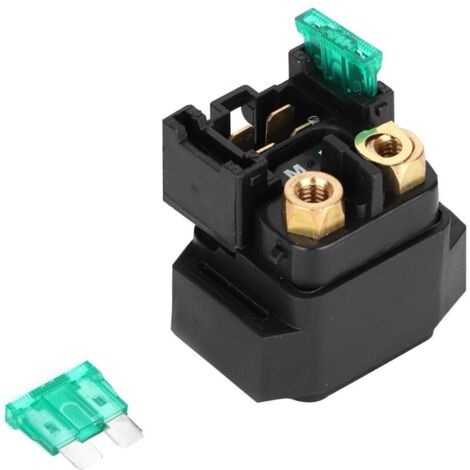 Solenoide del relè di avviamento, in rame e plastica invertita, 30A. Solenoide di ricambio per relè di avviamento adatto per XVS1100 99-09 (1/4)