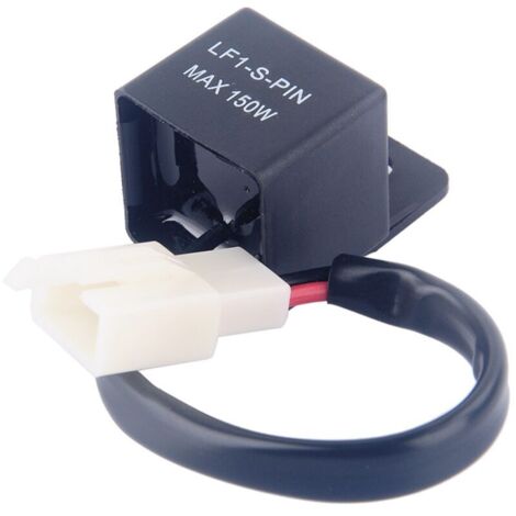 Relè indicatori di direzione per moto, relè indicatori di direzione per moto ad alta resistenza con controllo della frequenza di lampeggio Blinkrelay. (1/4)