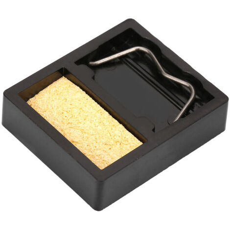 Supporto per ferro da stiro elettrico con spugna resistente alle alte temperature fino a 600°C - Stabile, robusto e di lunga durata per casa, hobby e uso (1/4)