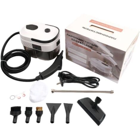 Pulitore a vapore portatile da 2500 W - Pulitore a vapore ad alta temperatura - Con testine a spazzola - Per mobili da cucina, bagno, auto