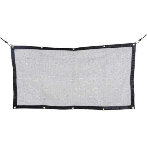 Rete portatile per animali domestici da auto, rete protettiva per auto, rete di separazione per cani e gatti con ganci e corde, griglia divisoria universale per auto, 115 cm x 62 cm