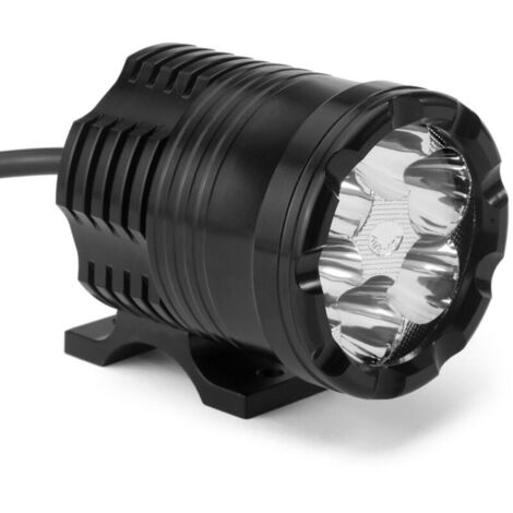 Fari per moto, luci ausiliarie a LED, fari anteriori rotondi a LED da 40 W, fari antiappannamento, faretti a LED, fari supplementari, 12 V 24 V 3600 LM per strada 4X4 ATV, 2 pezzi (1/4)