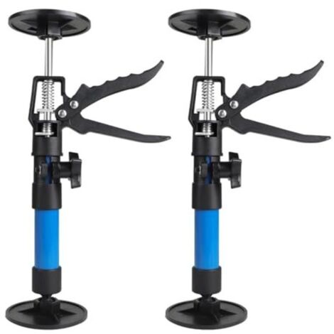 morsetti per telaio porta 30-59 cm, barre di fissaggio portanti, supporti telescopici, staffe regolabili in altezza, capacità di carico massima 40 kg, per sostenere telai e bracci delle porte (1/4)