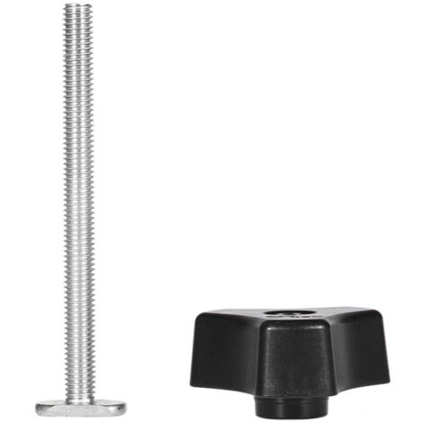 Set di morsetti metallici ad azione rapida, utile strumento per la lavorazione del legno, versatile per maschere e serraggio, binario scanalato (vite a T + (1/4)