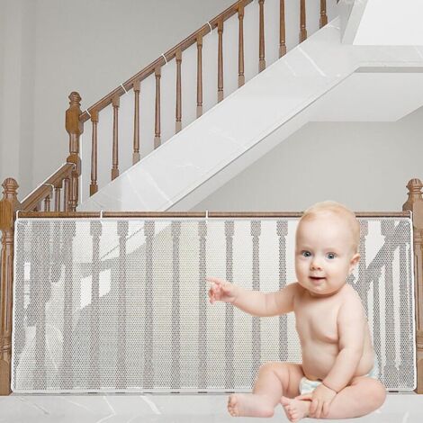 Rete di sicurezza per bambini, rete di protezione per scale, ringhiera per balconi, rete di sicurezza per bambini, neonati e animali domestici, rete di protezione per balconi e scale, 2 m