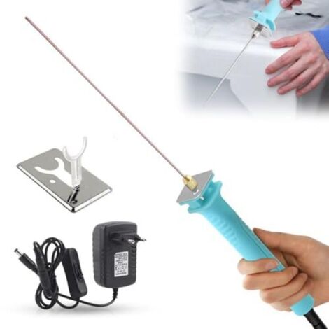 Taglierina per polistirolo, taglierina a filo caldo, taglierina elettrica per schiuma da 30 W e 20 cm, taglierina elettrica per schiuma AC 100-240 V, utensile per il taglio del polistirolo, taglierina