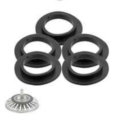 Set di 5 guarnizioni di tenuta per scarico vasca da bagno, lavandino, lavabo bagno, guarnizione a labbro, guarnizione in gomma per filtro a cestello (1/4)