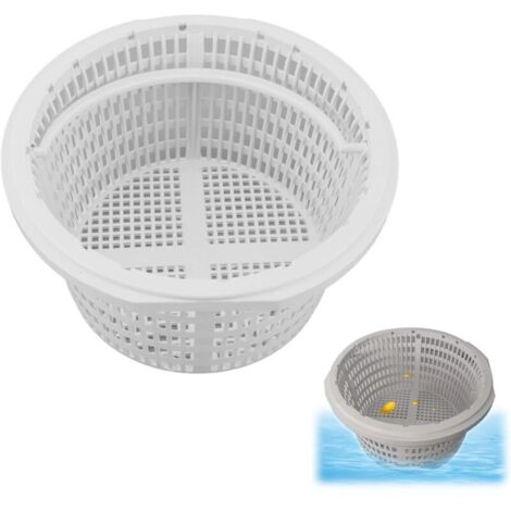 Cestello per skimmer da piscina, cestello filtro per skimmer da piscina da 19 cm - Accessorio di ricambio per una pulizia efficiente della superficie dell'acqua, resistente e facile da installare.