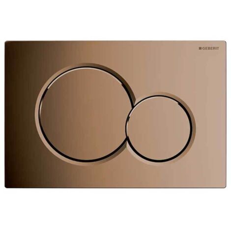 Placca Di Comando "Sigma 01" Ottone Lucido