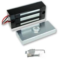 Serratura elettromagnetica da 60 kg, controllo accessi, serratura elettronica in metallo, DC 12 V, tipo NC, per sistema di sicurezza a porta singola