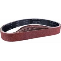 Nastro abrasivo, 50 x 686 mm, nastri abrasivi misti (3 grane 80/120/150/240/400) per levigatrici a nastro (15 pezzi)