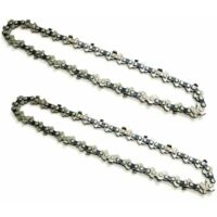 2 catene per motosega da 6 pollici per mini motosega portatile ricaricabile, passo catena 1/4, calibro catena 0,043/1,1 mm, maglie di trasmissione 37DL, lunghezza di taglio utile 15 cm, da DEBUNS