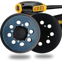 Set di 2 tamponi abrasivi di ricambio per levigatrici DeWalt DWE64233 e N329079, compatibili con DWE6423/6423K, DWE6421/6421K, DWE6421-B2, DWE6421-B3, DWE6421-BR, 1-BR, 1 DCW210 B