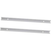 Set di 2 profili a T in alluminio per falegnameria, set di profili a T a scanalatura aperta, profilo in alluminio resistente e facile da installare per fissaggio e accessori
