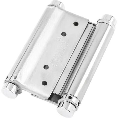 Charnière de porte à ressort, en acier inoxydable, pour bar, café, usage intérieur (1/5)