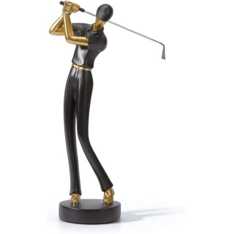 Statue de golfeur Amoy-Art, sculpture de golf, décoration moderne (1/5)