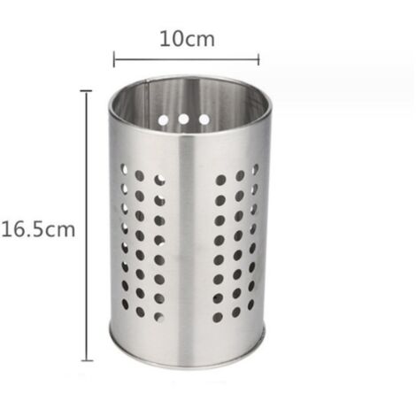 1 porte-ustensiles de cuisine long en acier inoxydable antirouille pour Org (1/5)