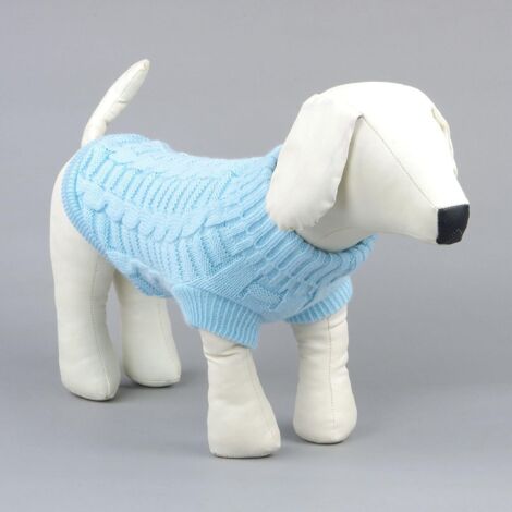 Pull chaud pour animaux de compagnie, chiots, chats et chiens, joli manteau tricoté, vêtements d'automne (1/5)